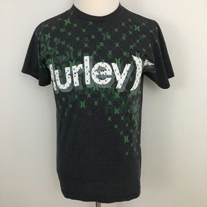 Hurley | Gray  & Green Shirt Sleeve T-Shirt
